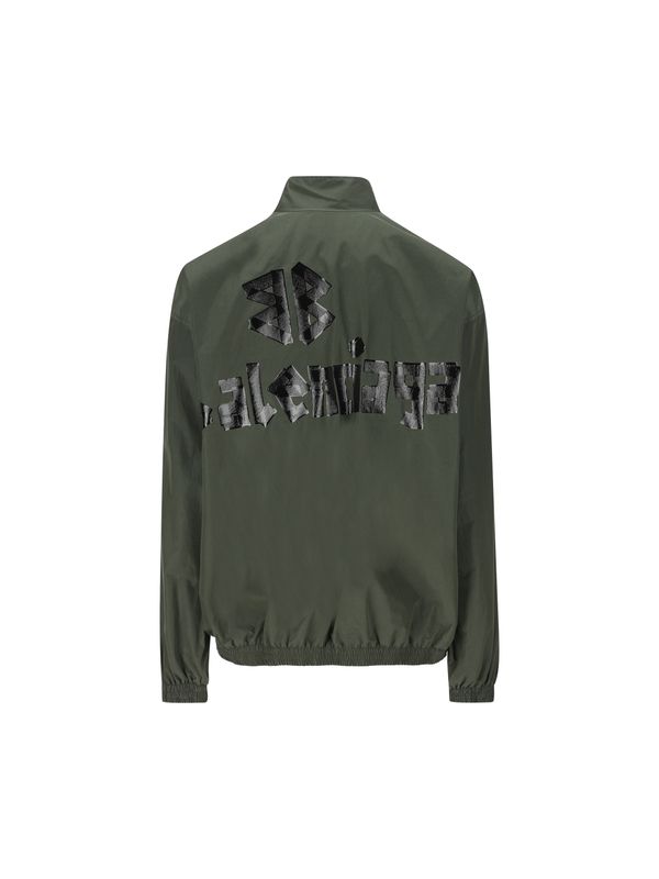 Tape Type Logo Zip-up Jacket