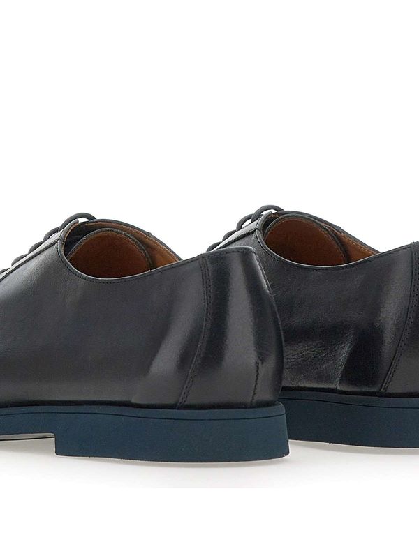 Leather Lace-Up Derby Shoes
