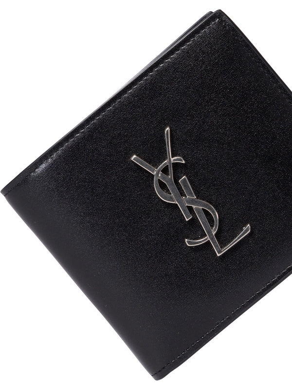 Cassandra Logo Leather Wallet