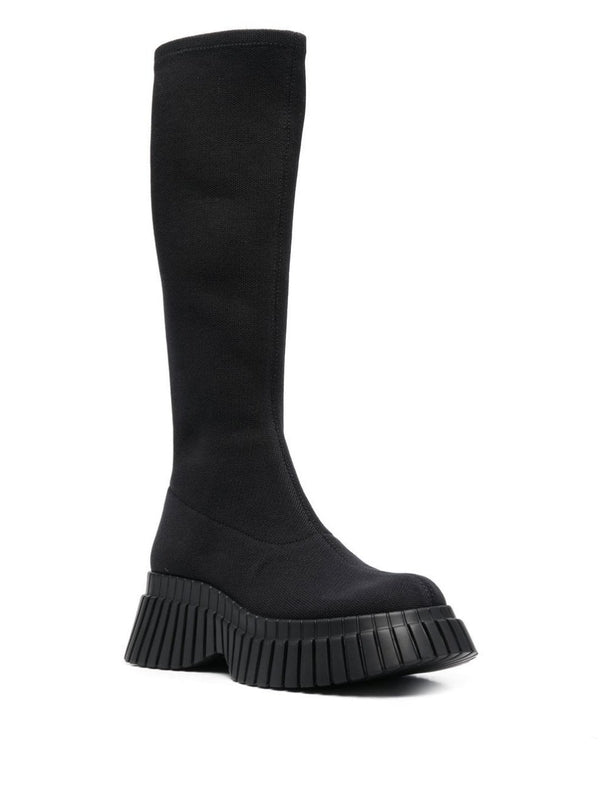 Camper Black High Boots