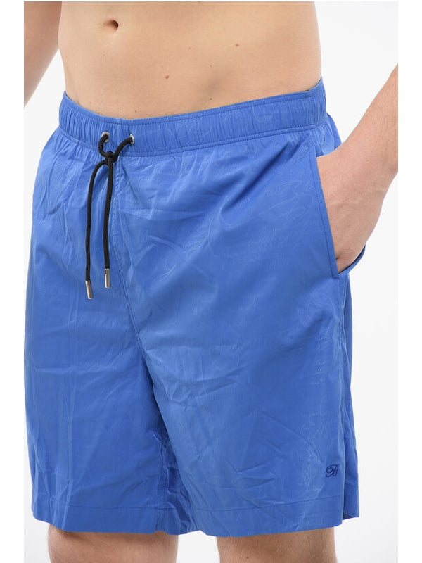 Drawstring Nylon Swim Shorts