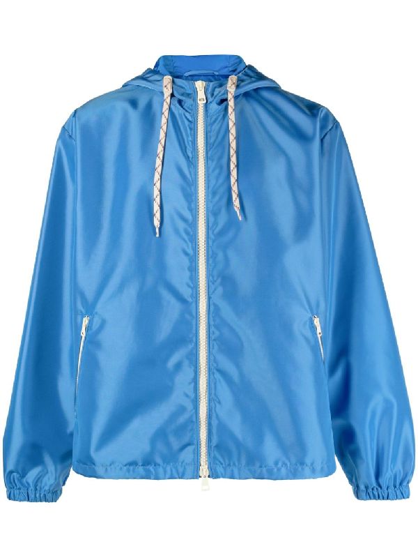 GUCCI - Back Logo Nylon Hooded Jacket - Jente