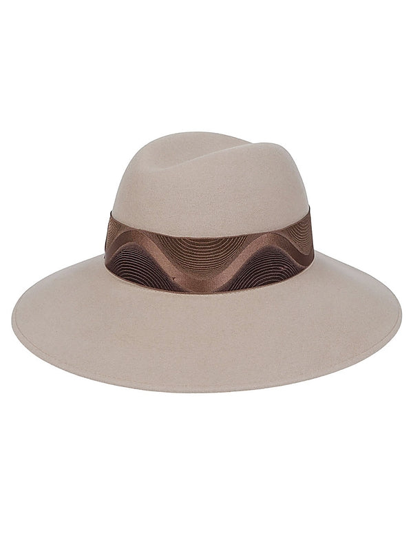 Bow Band Wool
  Cashmere Fedora Hat