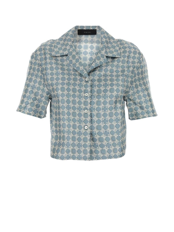 Allover
  Pattern Silk Shirt