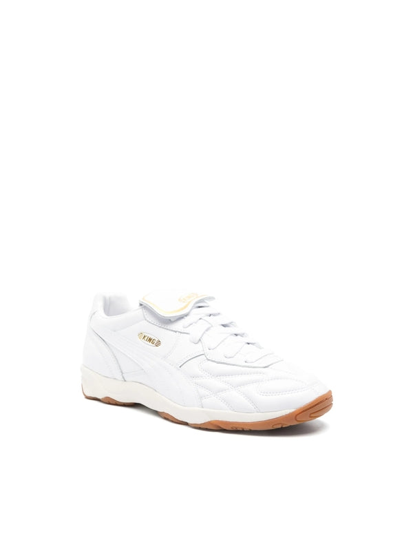Puma White Low Top Sneakers