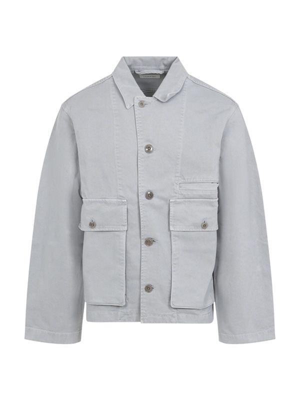 Pocket Detail Cotton Jacket