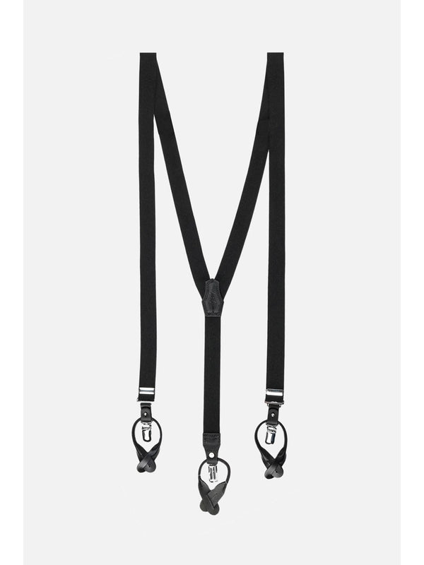 Yohji Yamamoto Black Suspenders
