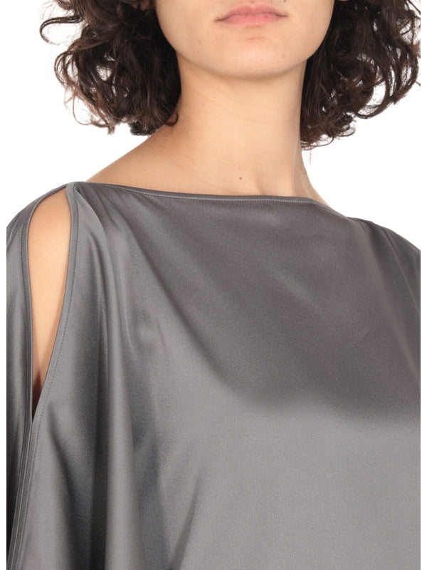 Cape Slit Detail Blouse