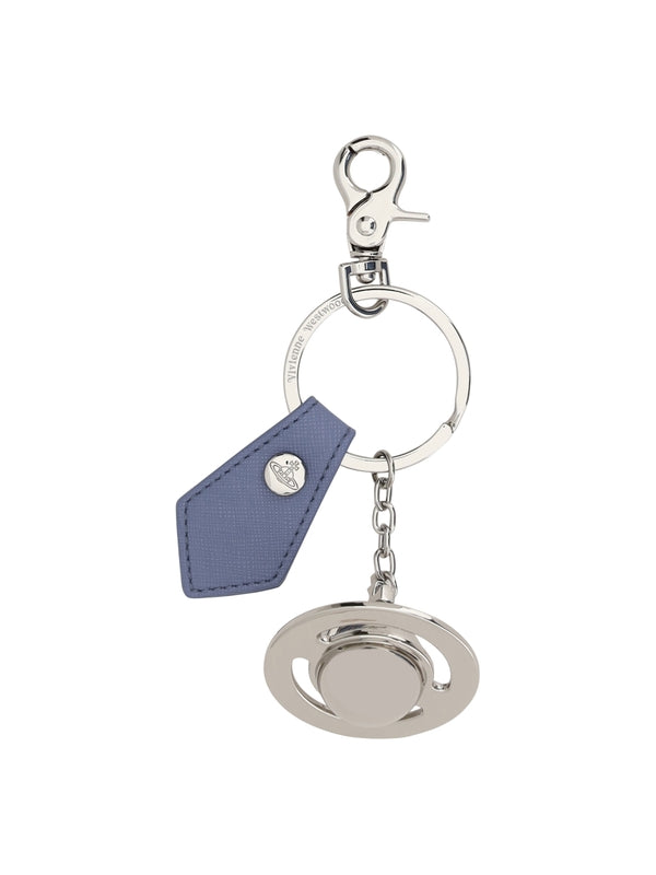 Orb Logo Leather Keyring