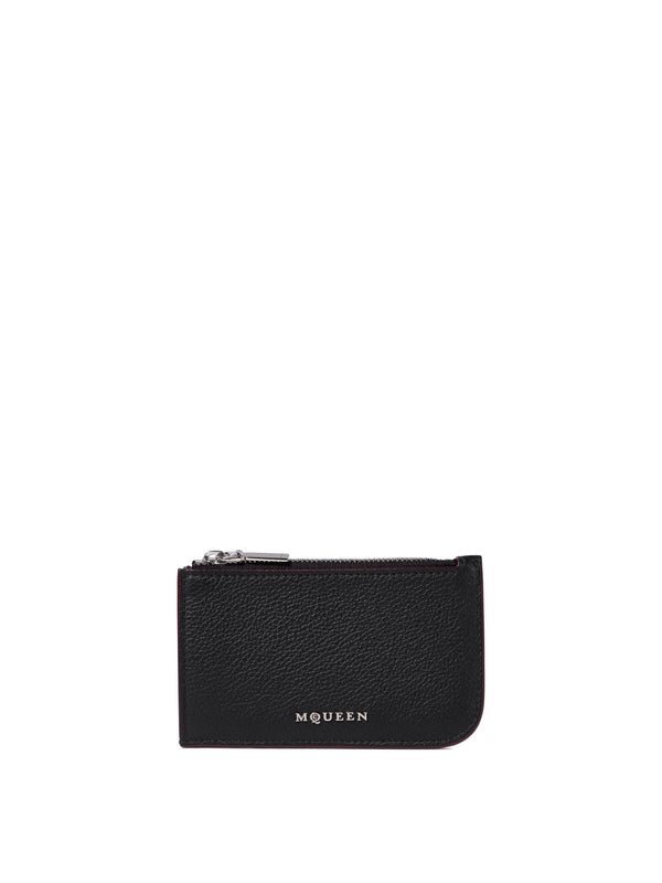 Alexander Mcqueen Black Card Holders