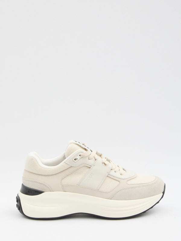 Tod'S Ivory Low Top Sneakers