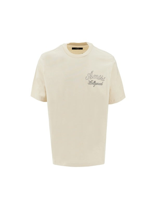 Amiri Beige Short Sleeve T-Shirt