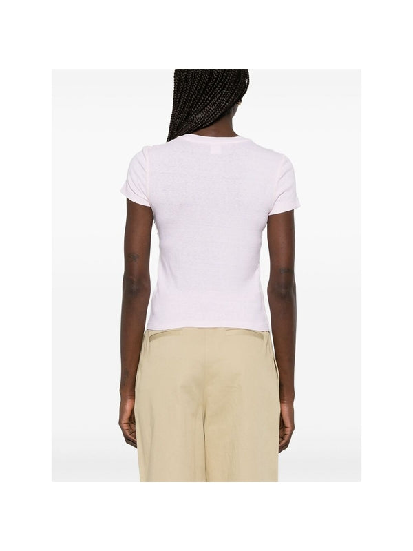 Slogan Print Cotton Short
  Sleeve T-Shirt