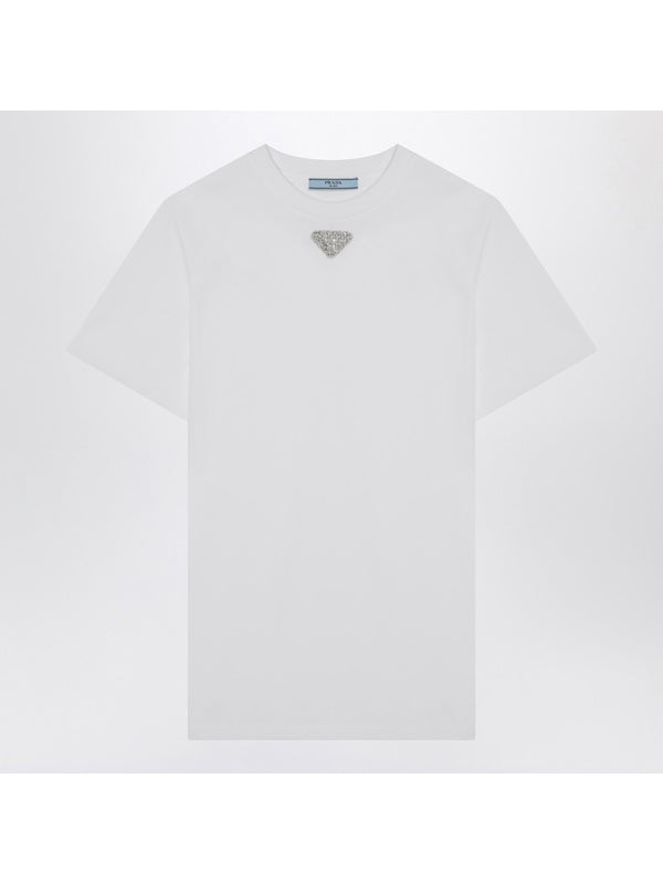 三角形徽标短袖 T 恤