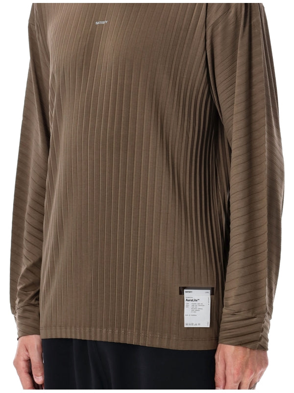 Pleated Long Sleeve Top