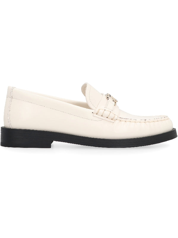 Affie Emblem Calfskin Loafers