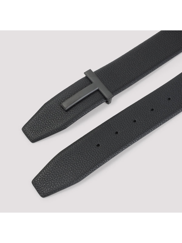 Tom Ford Black Leather Belts