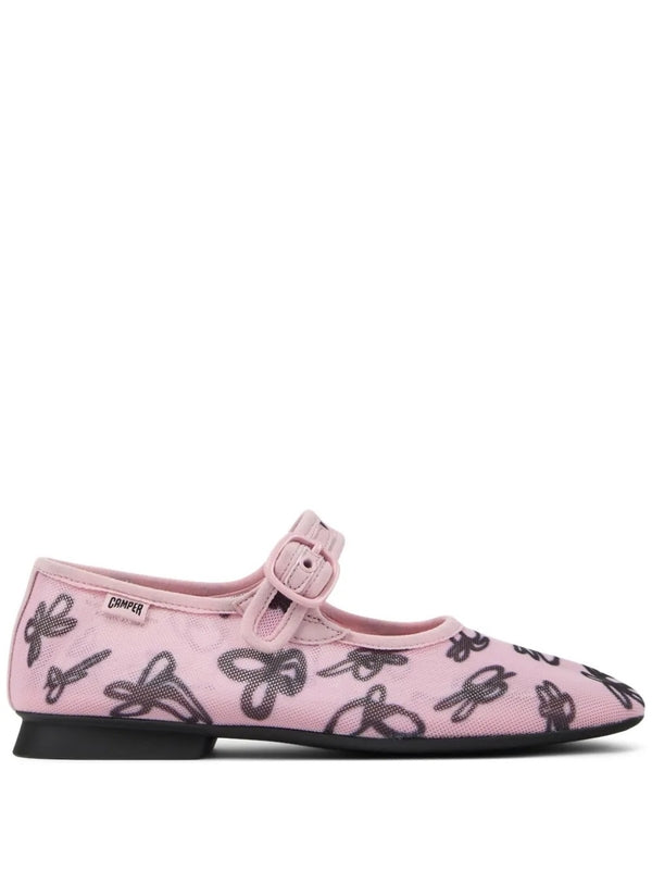 Camper Pink Flat Shoes