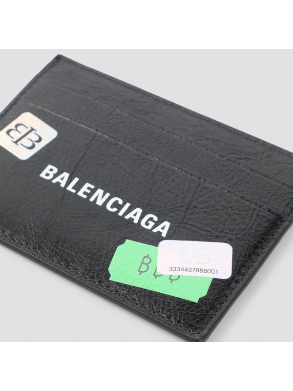 Balenciaga Black Card Holders