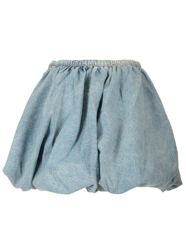 Balloon Denim Skirt