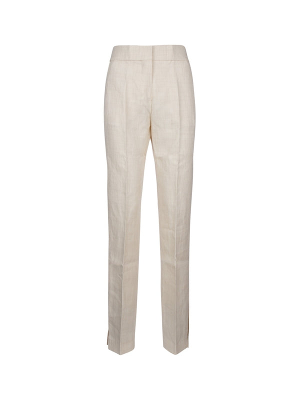 Tibau Linen Slit Hem Pants