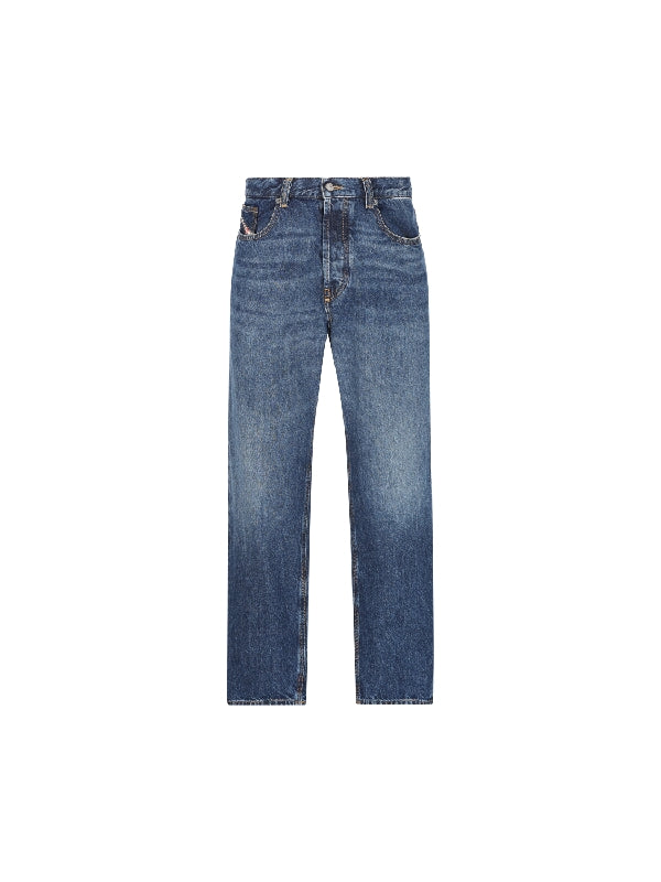 DIESEL - Back Logo Patch Denim Pants - Jente