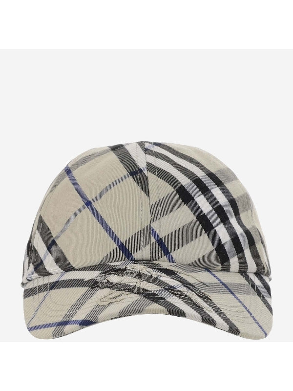 Check Pattern Ball Cap