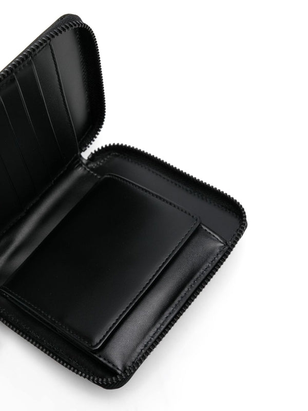 Black Inner Logo Zip Wallet