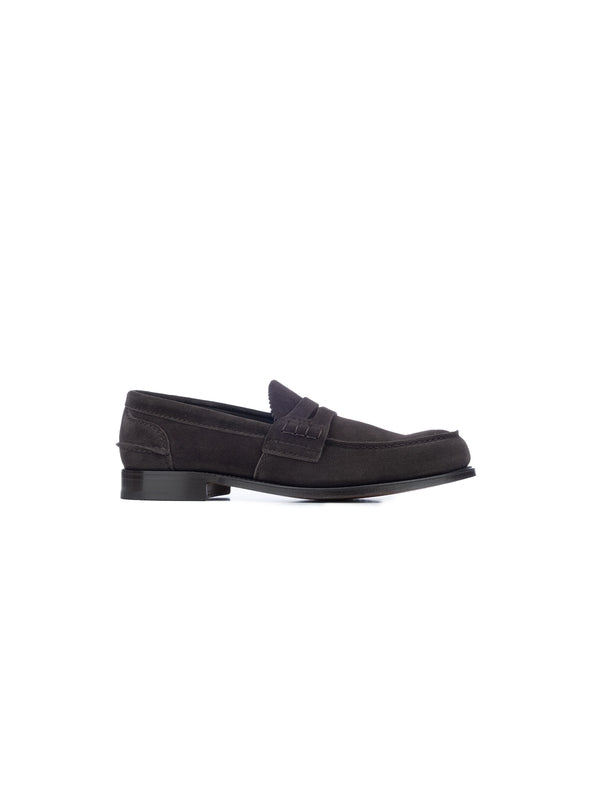 Calfskin Suede Penny Loafer