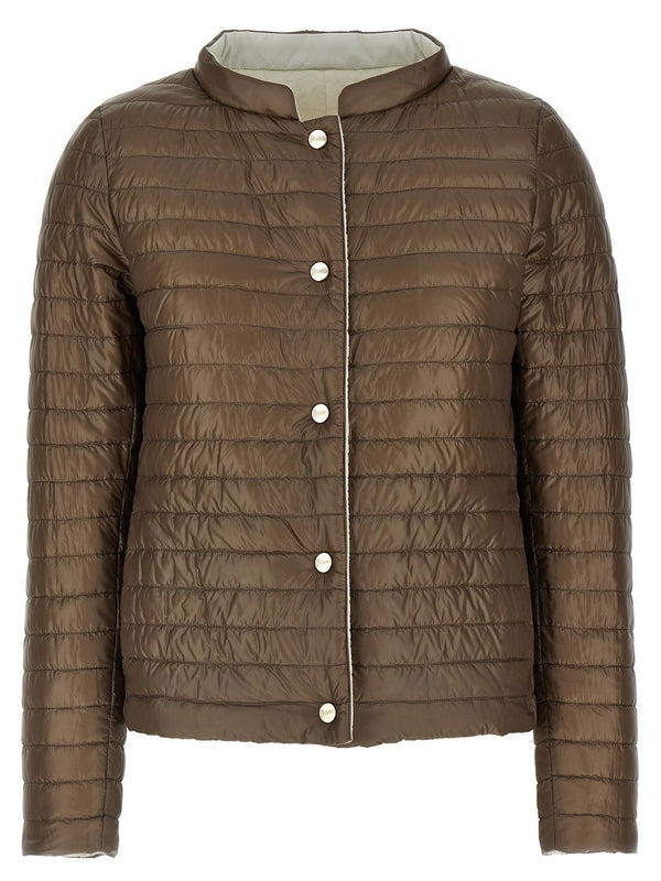 Reversible
  Quilted Padding Jacket