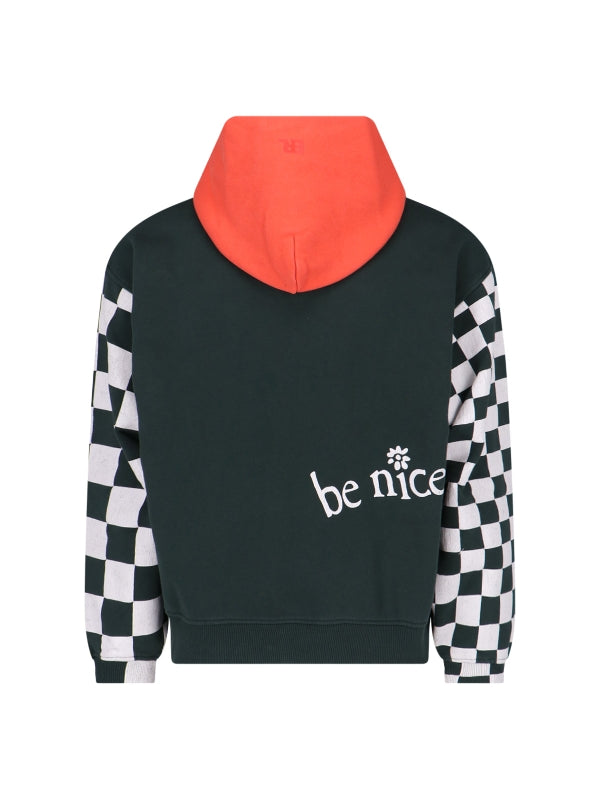 Checkered Sleeve Venice Hoodie