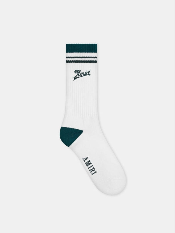 Logo Embroidered High-top Socks