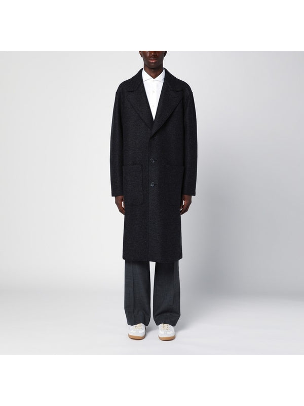 Single Breasted Wool Coat