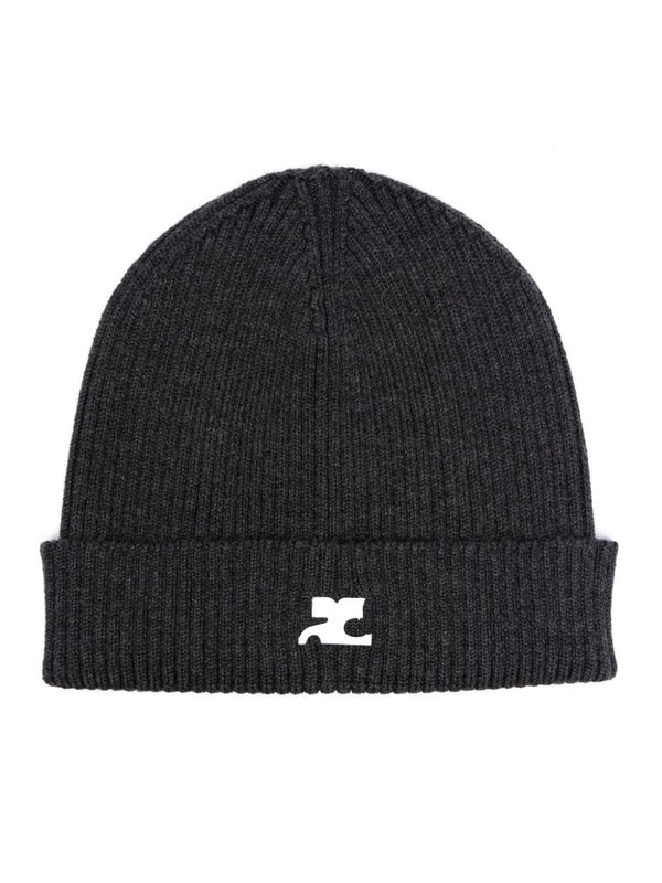 Ac Logo Patch Wool Blend Beanie