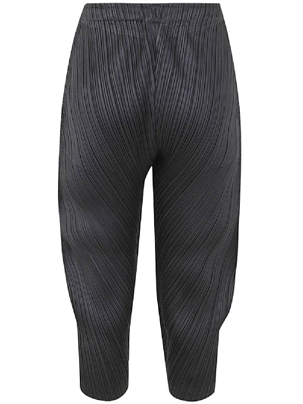 Pleated Crop Pants