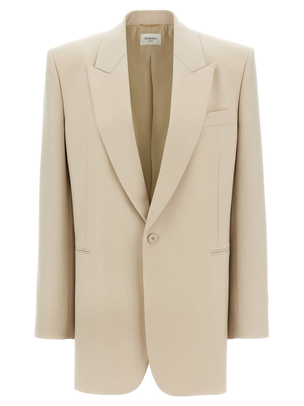 Single-Breasted
  Wool Jacket