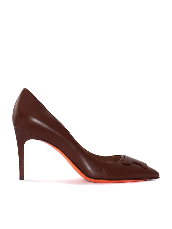 Santoni Brown Pumps Heels