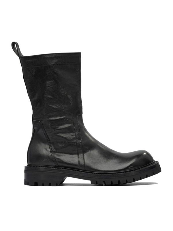 Rick Owens Black Ankle Boots