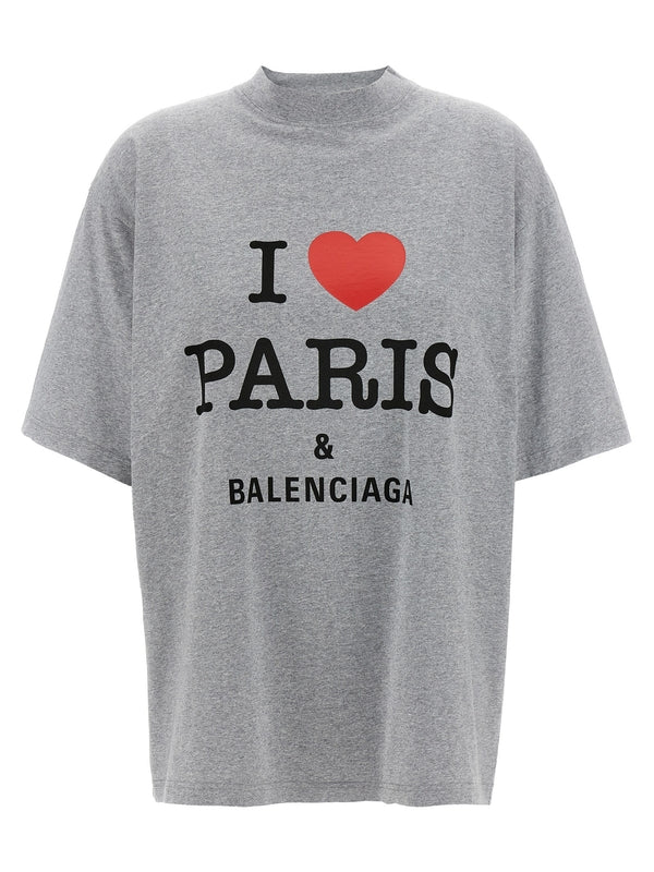Balenciaga Gray Short Sleeve T-Shirt