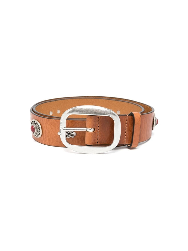 Western Stud Detail Leather
  Belt