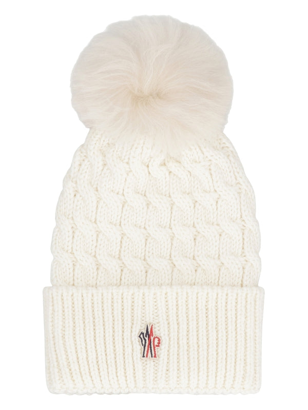 Moncler White Beanies