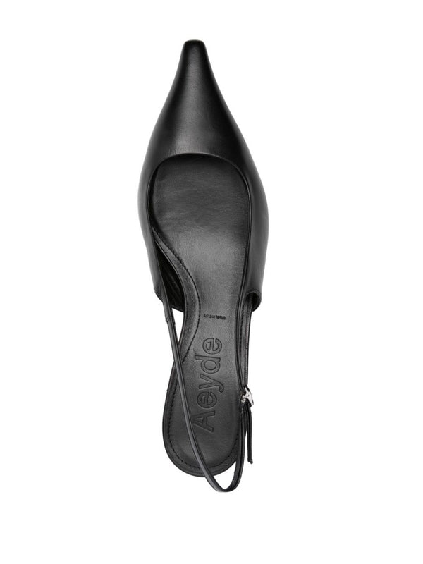 Ady Black Slingback Heels