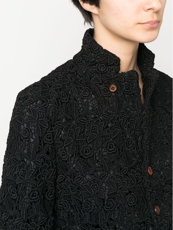 Flower Embroidery Single Jacket