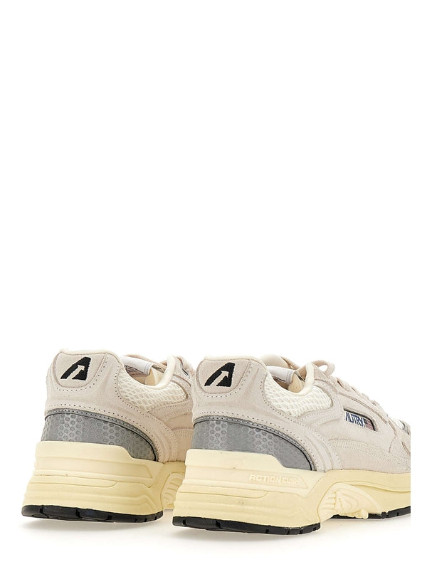 Autry Beige Low Top Sneakers