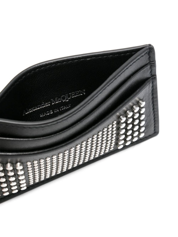 Alexander Mcqueen Black Card Wallet