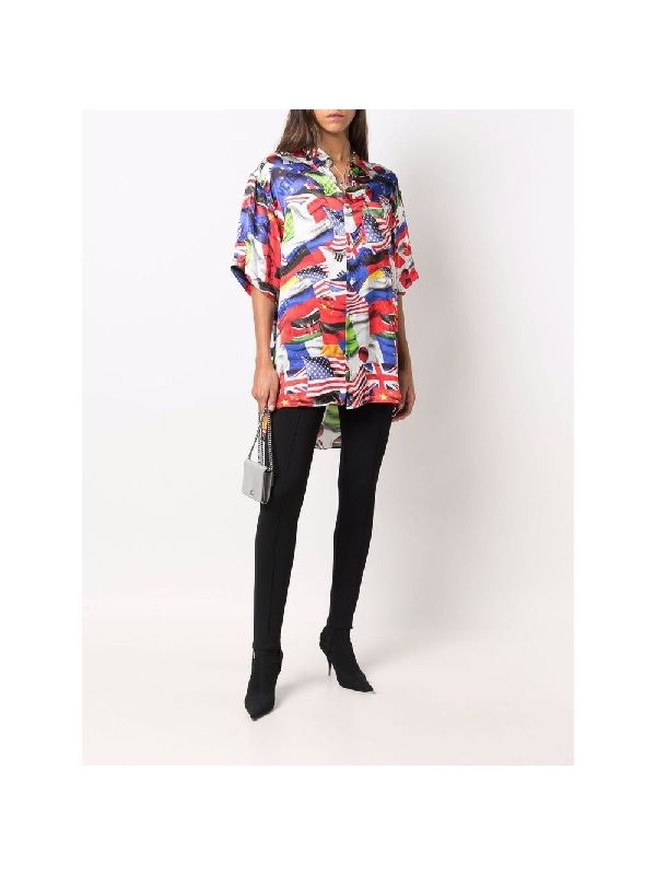 All Over Flag Printing Shirt