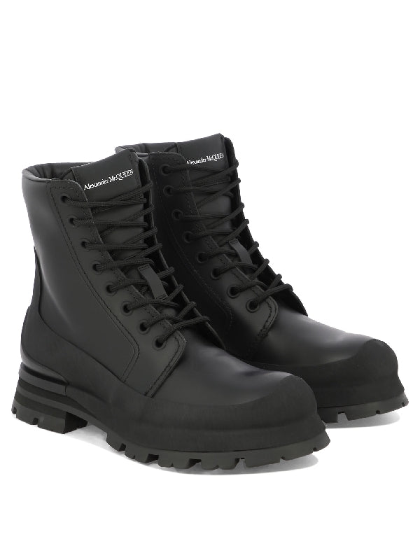 Wonder Leather Lace-up Boots