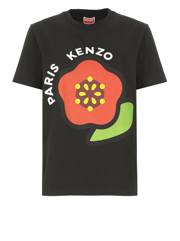 Pop Logo Printing Cotton Short-Sleeve T-Shirt