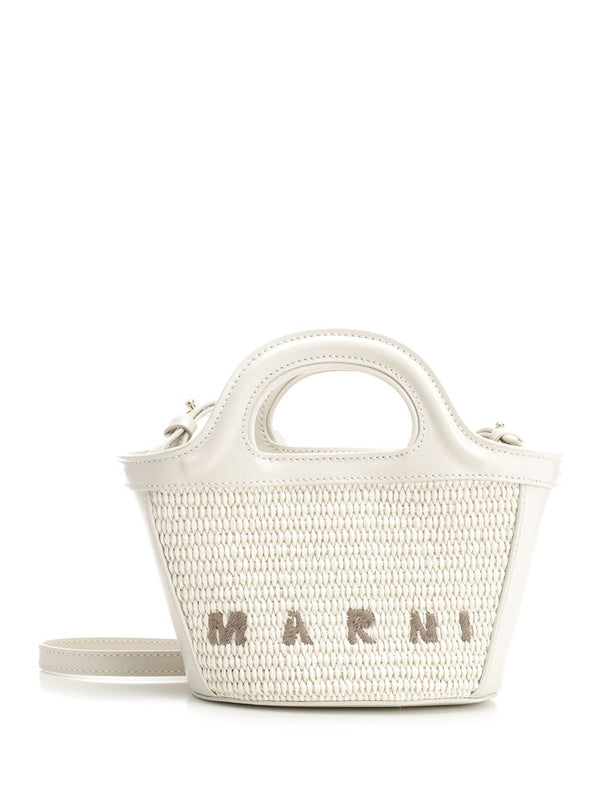 Tropicalia Micro Raffia Tote Bag