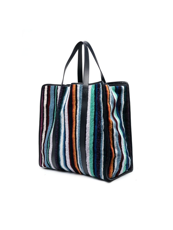 Stripe Cotton Tote Bag